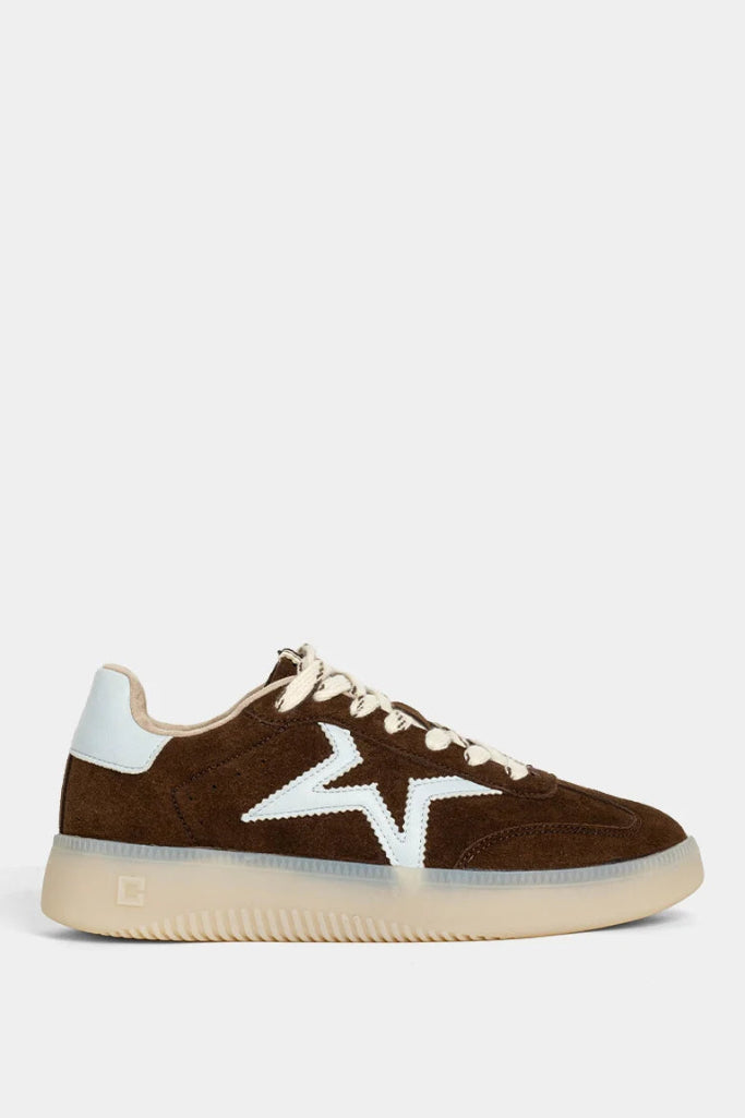 Peaches Sneaker - Brown Suede