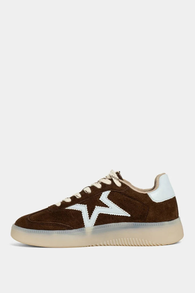 Peaches Sneaker - Brown Suede