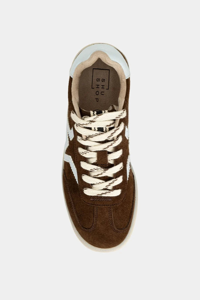 Peaches Sneaker - Brown Suede