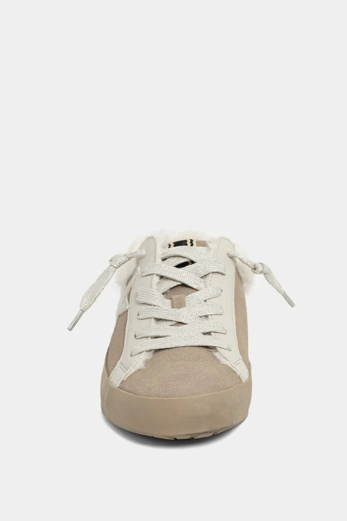 Pinah Sneaker Mule - Taupe Suede