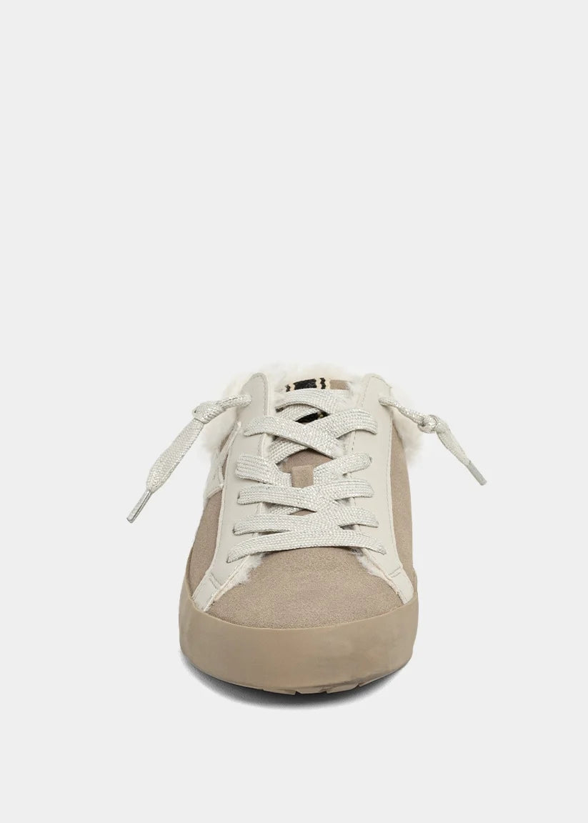 Pinah Sneaker Mule - Taupe Suede
