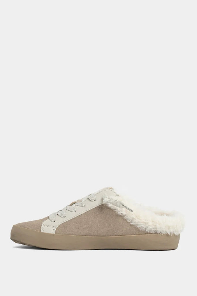 Pinah Sneaker Mule - Taupe Suede