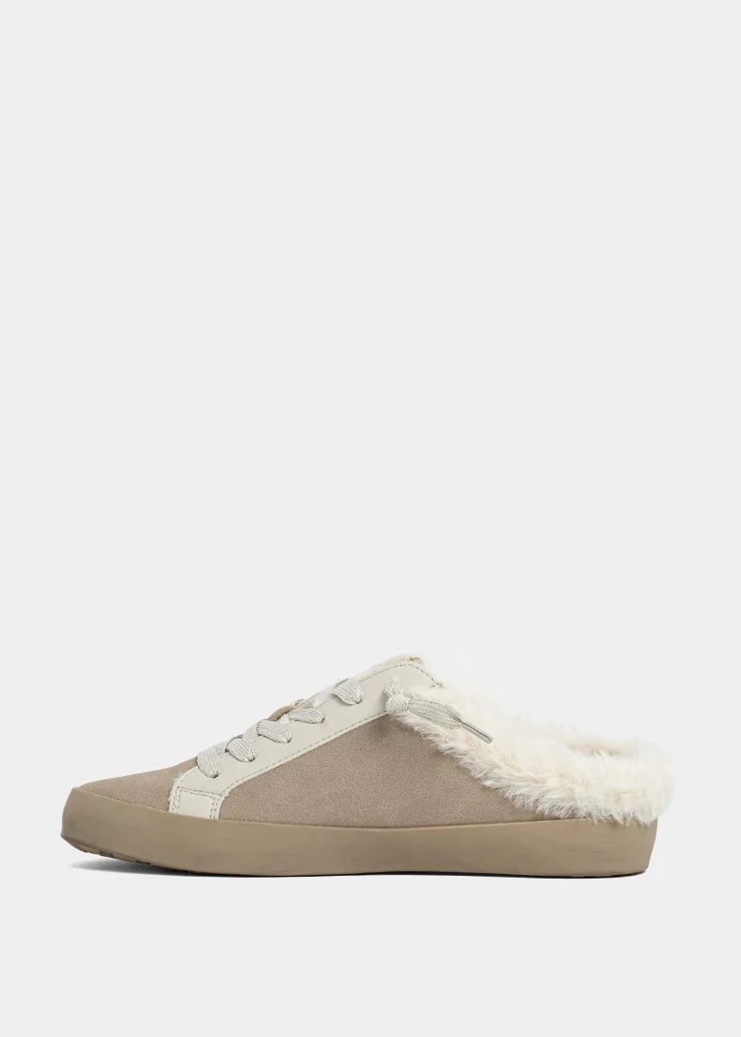 Pinah Sneaker Mule - Taupe Suede