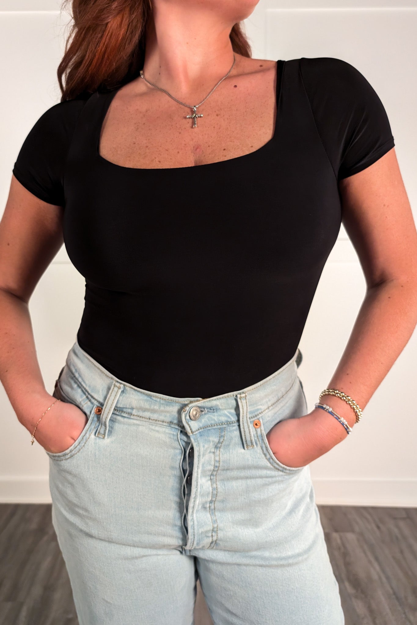 Slim Pickin's Bodysuit - Black