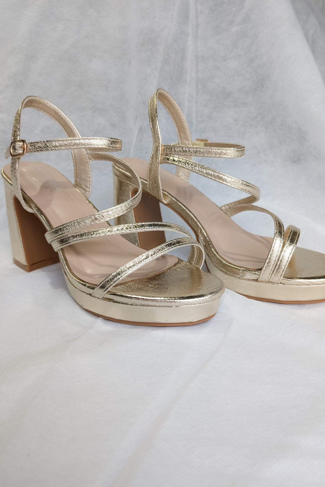 Adina Platform Heels - Gold
