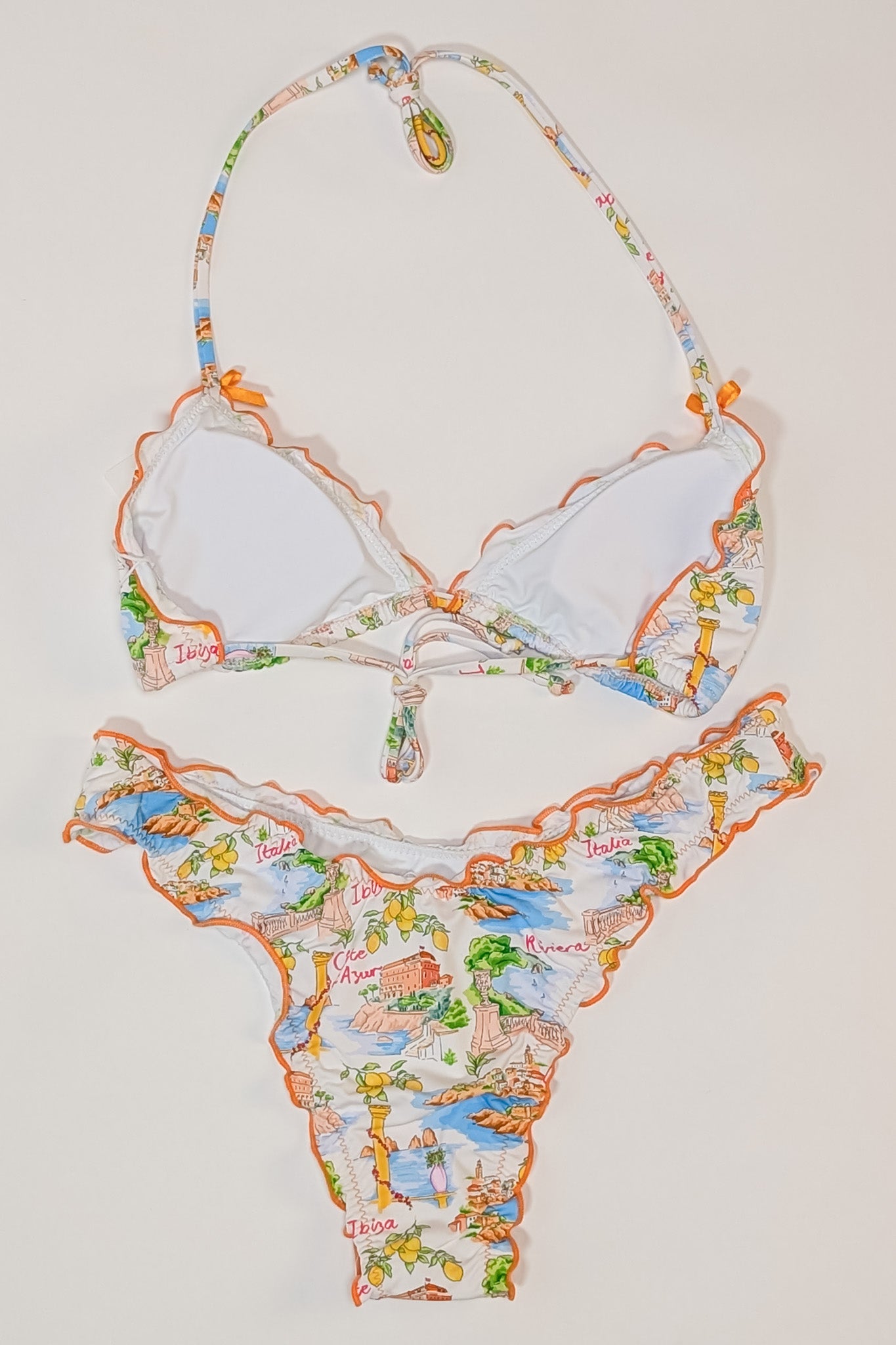 Beautiful Escape Italy Bikini - White