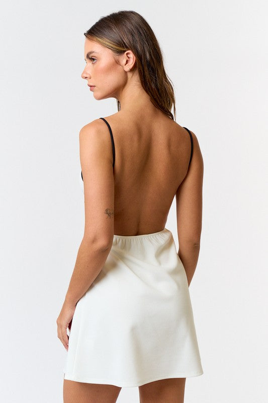 Reyana Mini Dress- Ivory