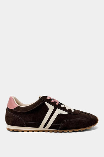 Sarah Sneaker - Brown Suede