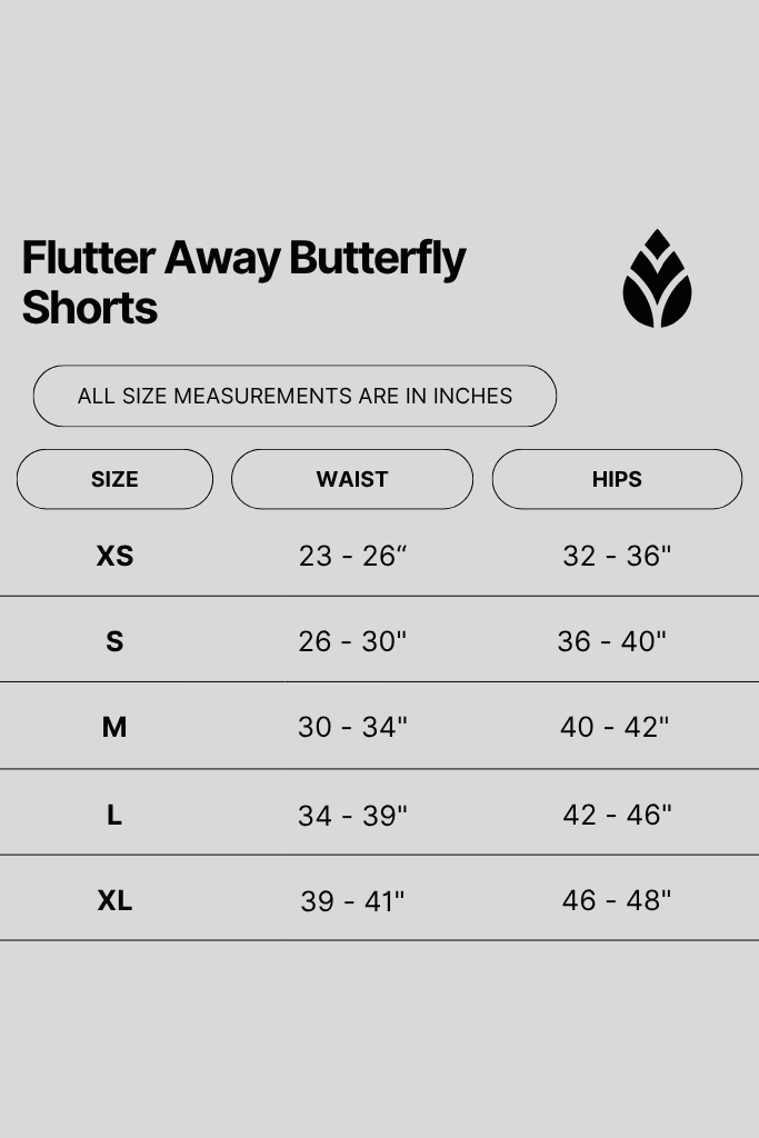 TooLooLah Flutter Away Butterfly Shorts - Navy
