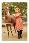 Private Audience Dress- Rust