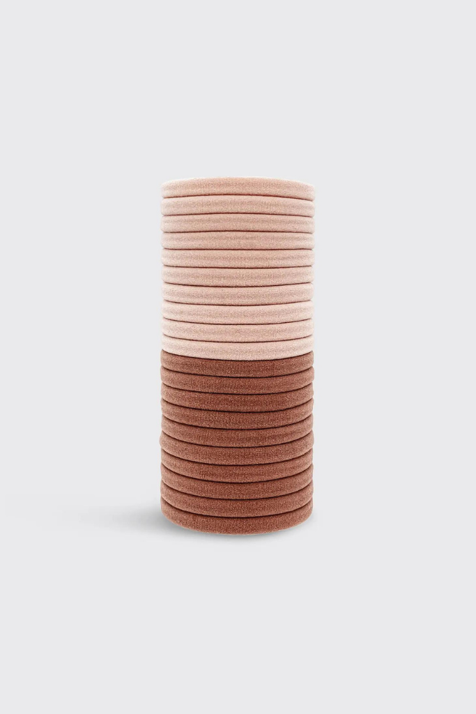 Eco-Friendly Elastics 20pc Set- Blush