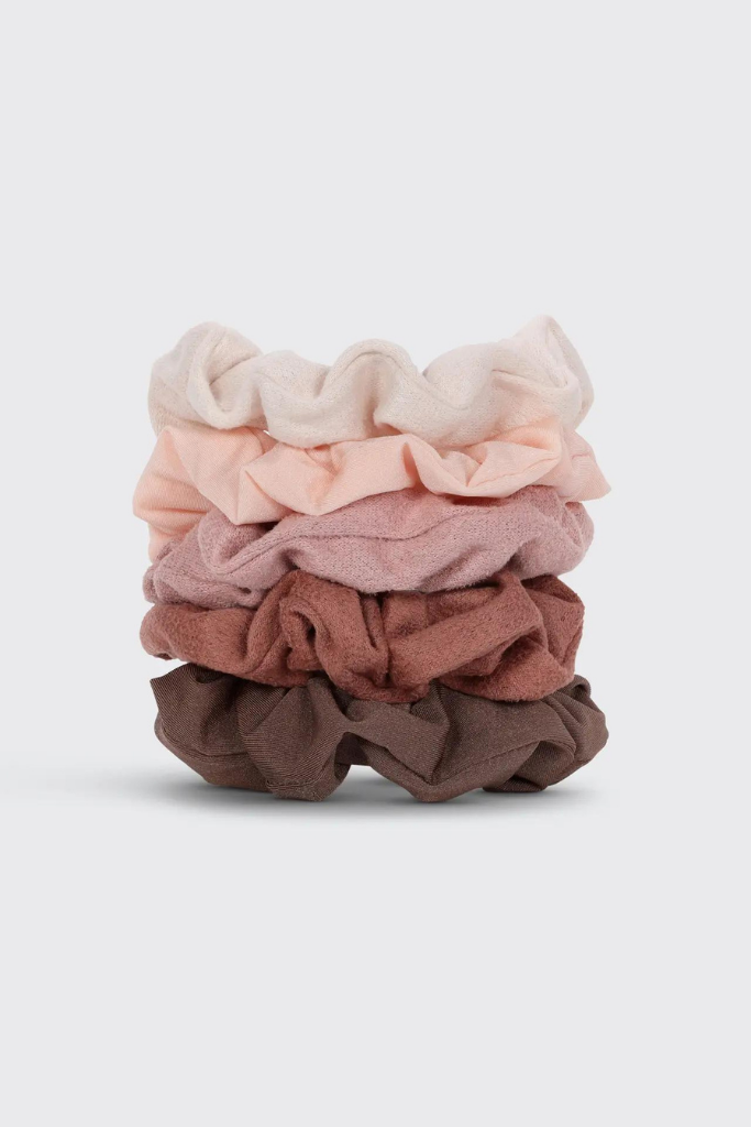 Scrunchies 5pc Set- Terracotta