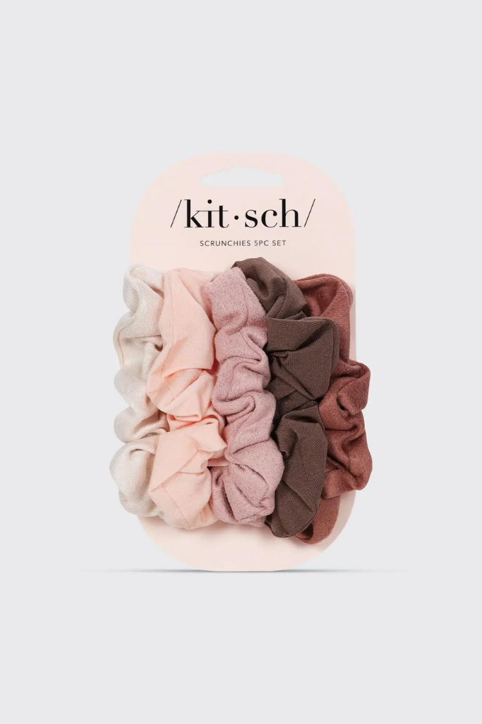 Scrunchies 5pc Set- Terracotta