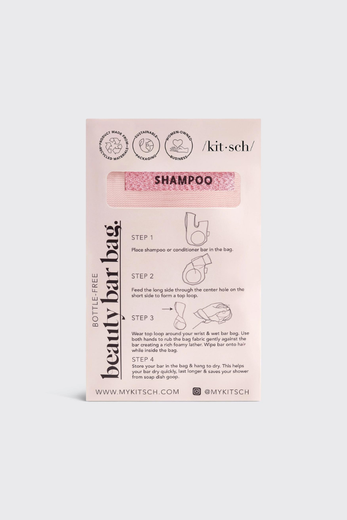 Shampoo Beauty Bar Bag- Blush