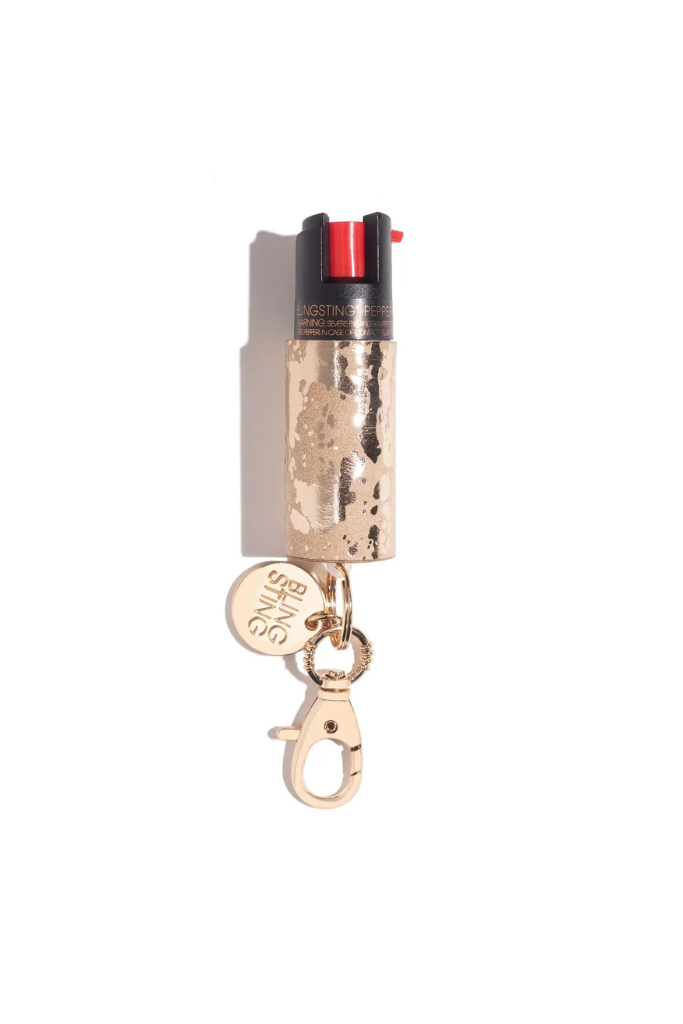 BLING STING! Metallic Studded Pepper Spray