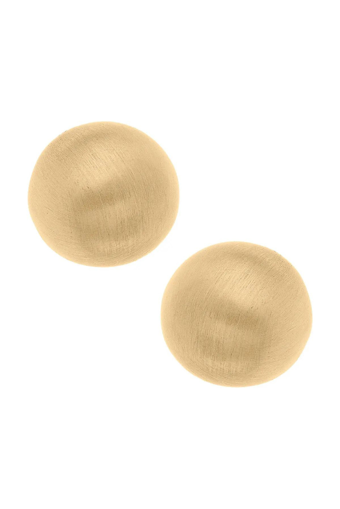 Hailey Stud Earrings- Gold