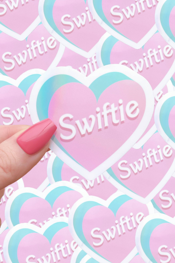 Swiftie Heart Holographic Sticker