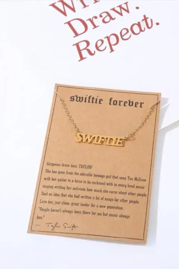 Taylor Swift Pendant Necklace- Swiftie