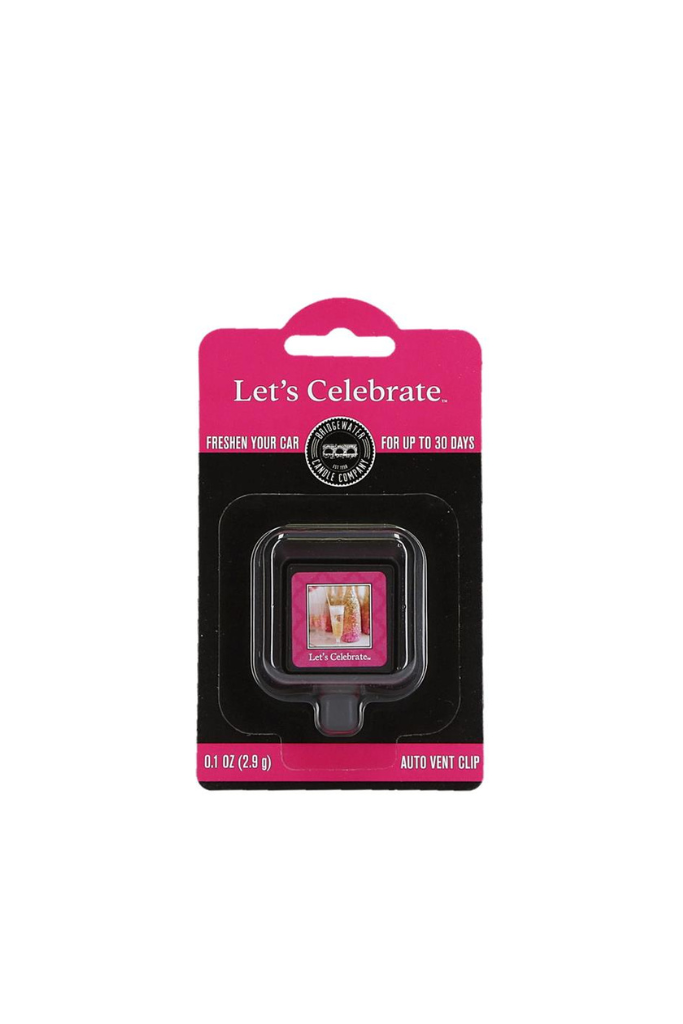Bridgewater Car Vent Clip- Let&#039;s Celebrate