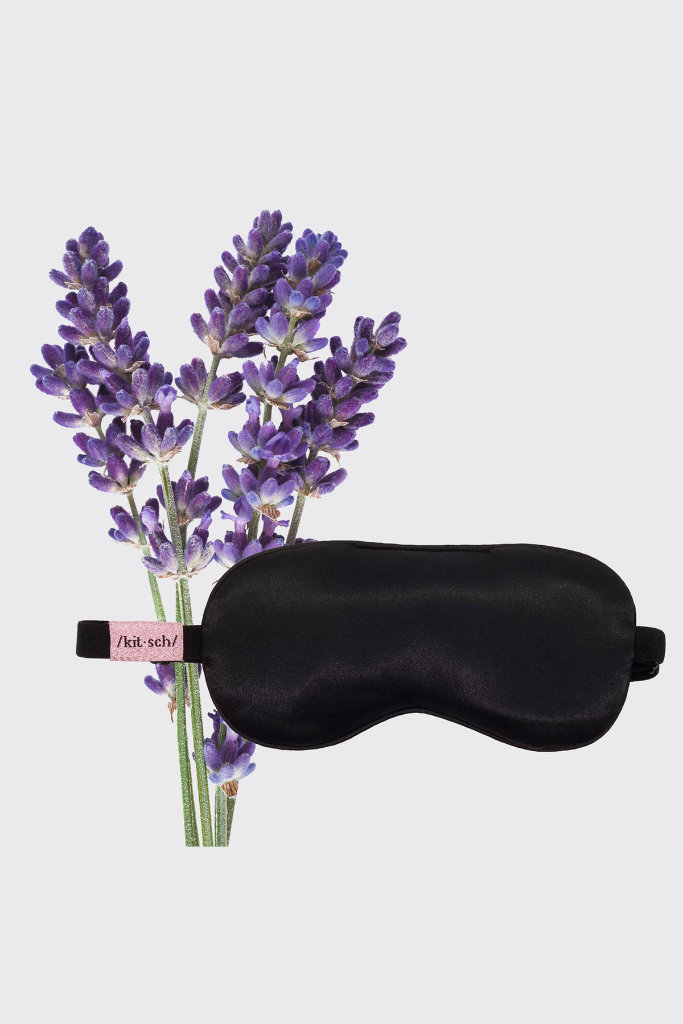 Lavender Weighted Satin Eye Mask