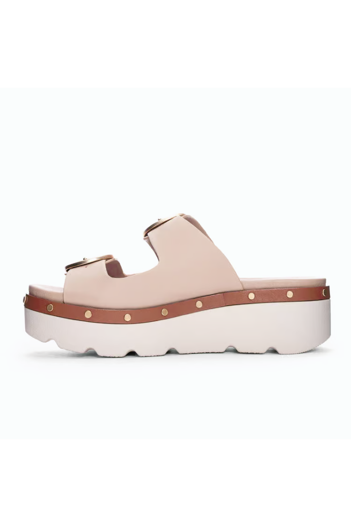 Dirty Laundry Surfs Up Smooth Sandal- Beige