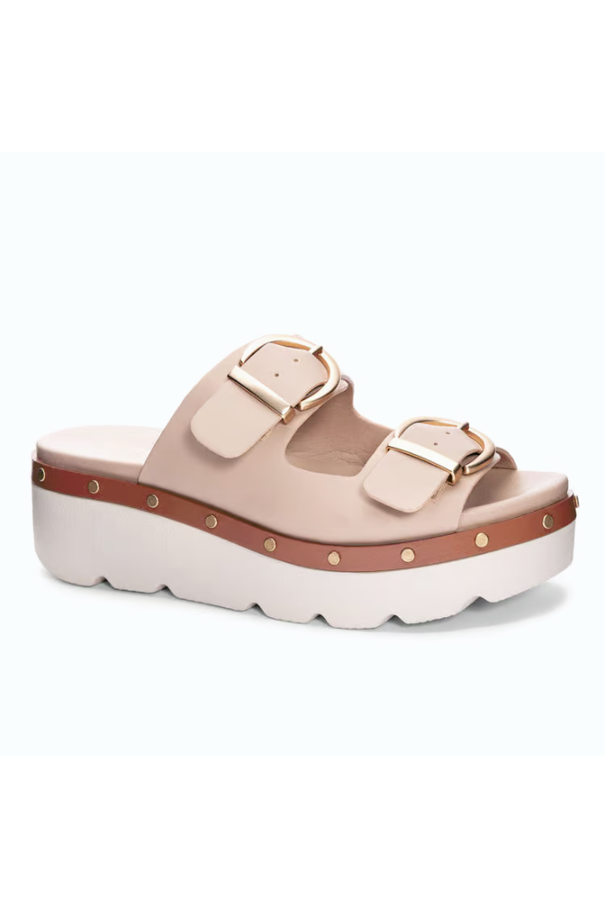 Dirty Laundry Surfs Up Smooth Sandal- Beige