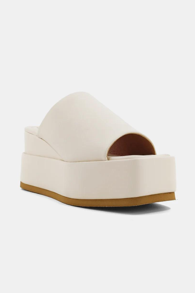 Karlie Platform Sandal- Bone