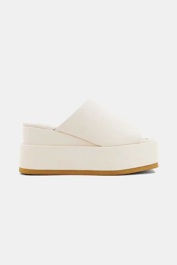 Karlie Platform Sandal- Bone