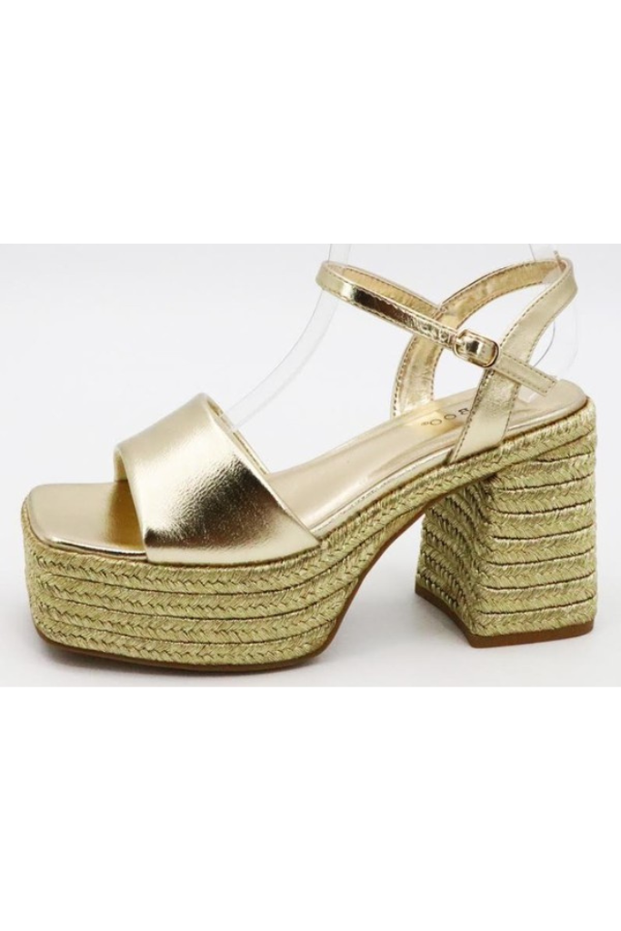 Discover Me Chunky Heel - Gold