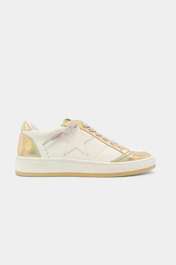 Paz Sneaker - Iridescent Gold