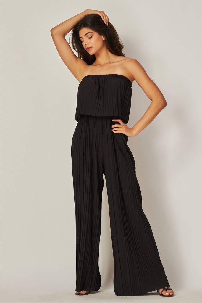 Seal The Deal Jumpsuit - Black