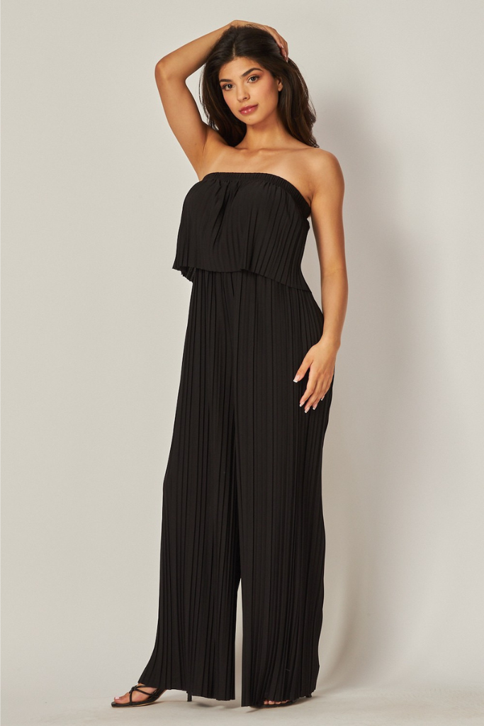 Seal The Deal Jumpsuit - Black