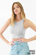 Offer The World Ribbed Vintage Cropped Tank