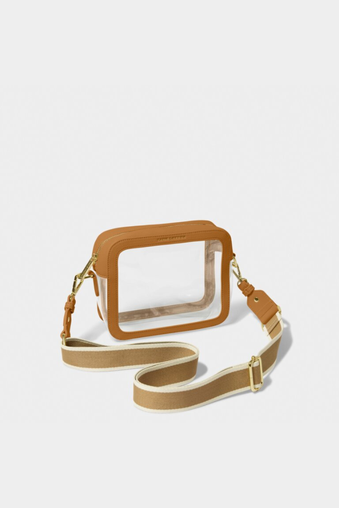 KL PVC Clear Bag - Tan
