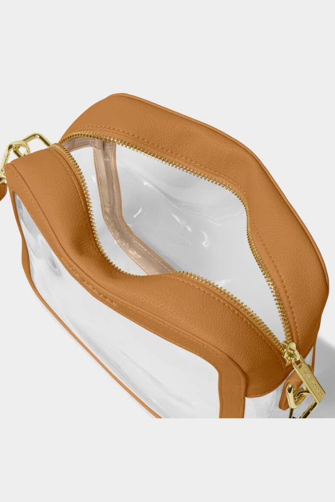 KL PVC Clear Bag - Tan