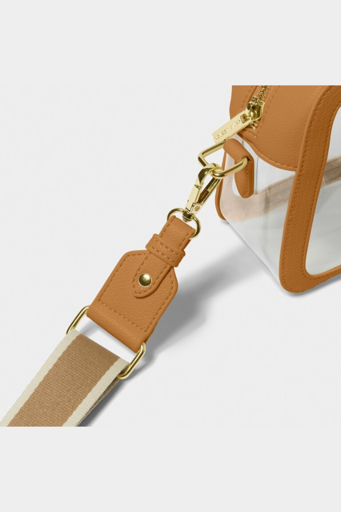 KL PVC Clear Bag - Tan