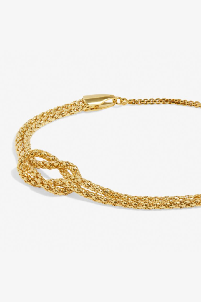 A Little Bar &#039;Chain Knot&#039; Bracelet - Gold