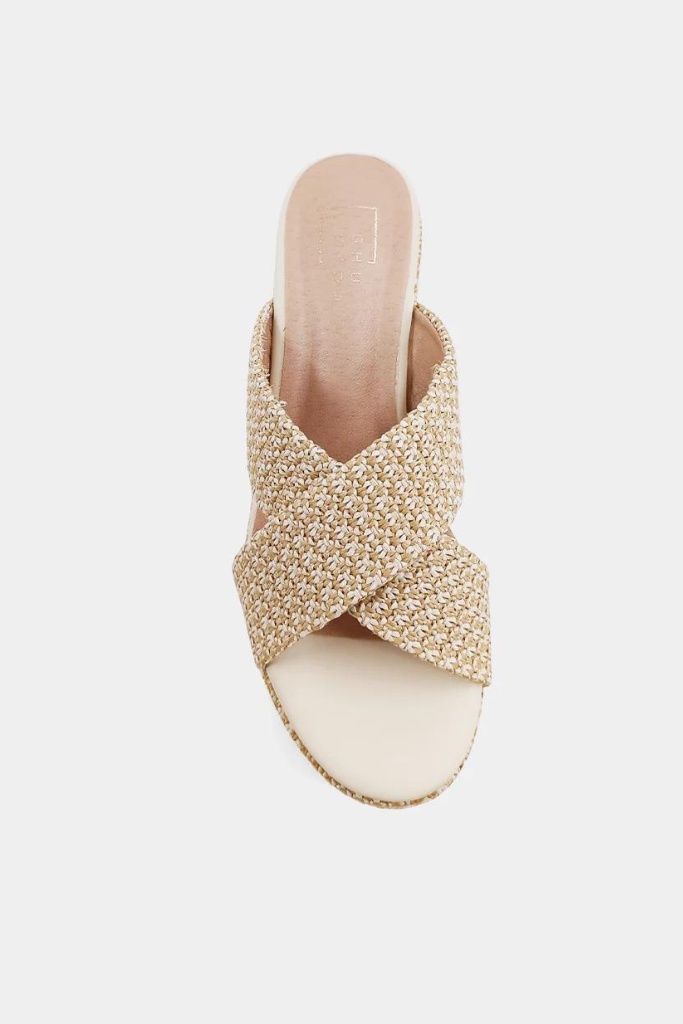 Imelda Wedges - Beige