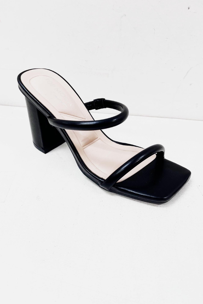 All Is Well Strappy Heel - Black