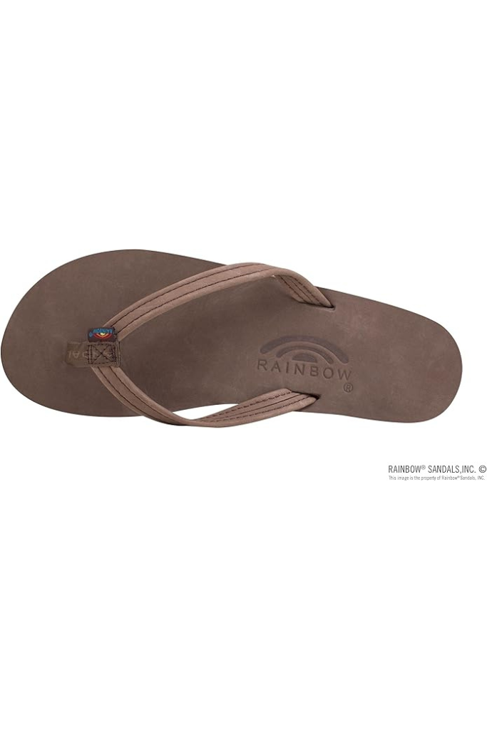 Rainbow Premier Lthr Single Layer Arch Support Sandal- eXpresso