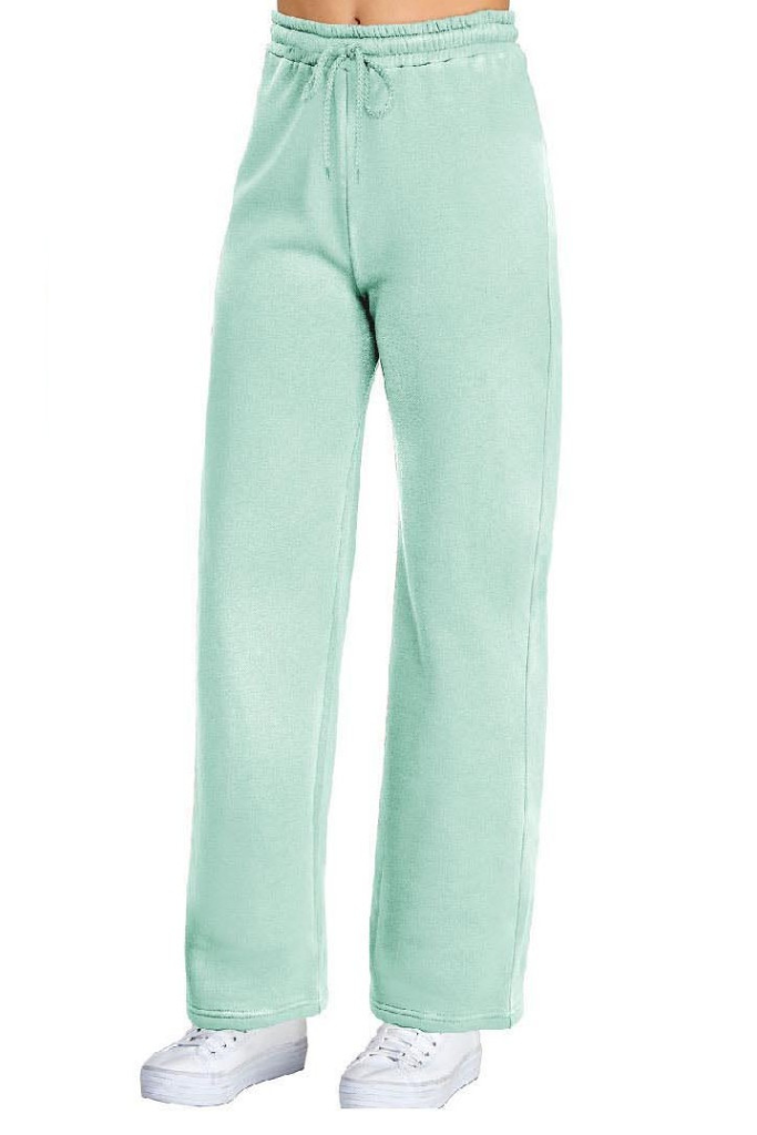 At It Again Straight Leg Jogger - Aqua