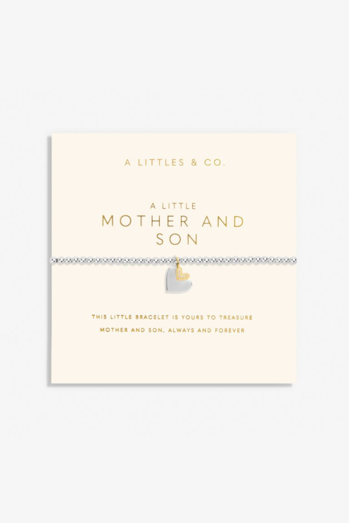 A Little &quot;Mother And Son&quot; Bracelet- Silver