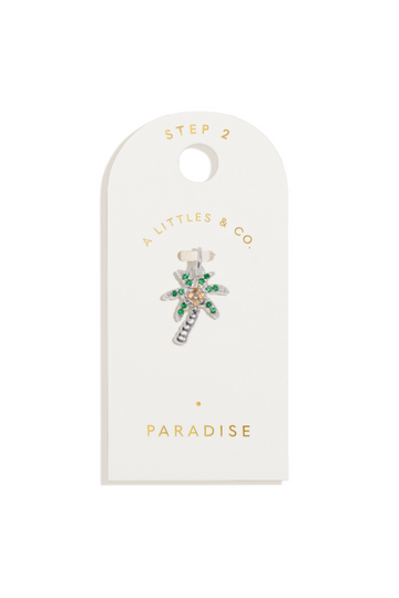 A Little Small &#039;Paradise&#039; Charm - Silver