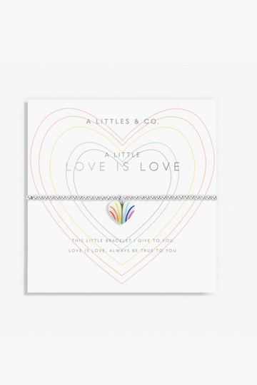 A Little &quot;Love Is Love&quot; Bracelet- Silver