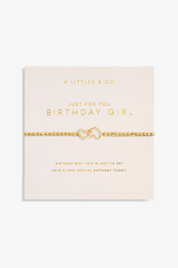 Forever Yours &quot;Birthday Girl&quot; Bracelet - Gold