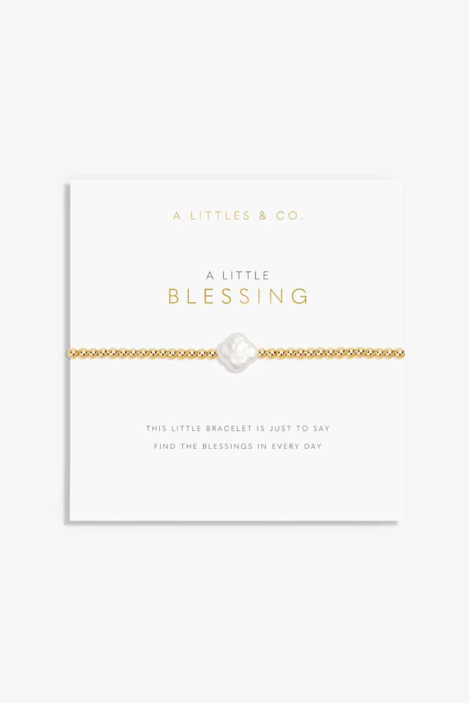 A Little &quot;Blessing&quot; Bracelet  - Gold