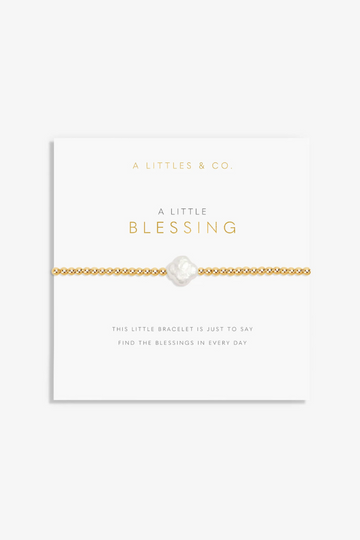 A Little &quot;Blessing&quot; Bracelet  - Gold
