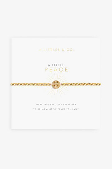 A Little &quot;Peace&quot; Bracelet - Gold