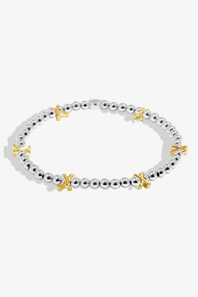 A Little &#039;Gold Kisses&quot; Bracelet - Silver/Gold