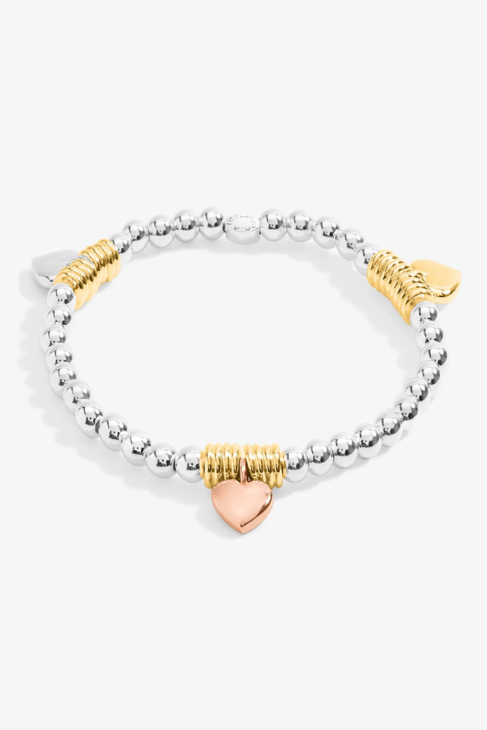 A Littles &quot;Multi Hearts&quot; Bracelet - 3 Tone